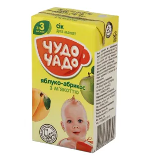 Chudo-chado Apple-Apricot Juice with Pulp from 3 Months 200ml PET — photo 4