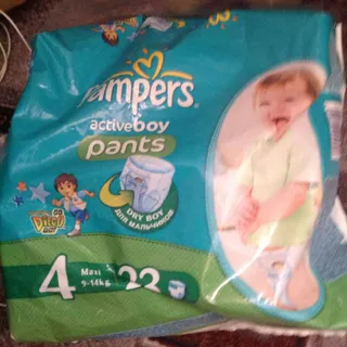 Pampers Active Boy Pants Maxi 4 Boys 9-14kg 23pcs — photo 4