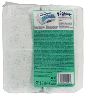Kleenex Decor Toilet Paper White-Blue 4pcs — photo 3