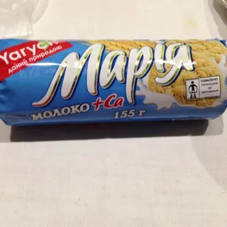 Yarych Maria Biscuits with Milk and Calcium 155g — photo 2
