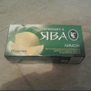 Printsessa Yava Green Tea Lemon Flavored 25x1.5g — photo 4