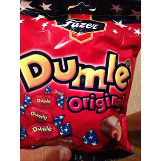 Fazer Dumle Original Soft Toffee Covered with Milk Chocolate 220g Bag — photo 4