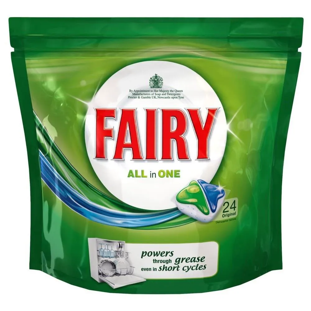 Fairy All-in-1 Dishwasher Tablets Original (24) - Pack of 2
