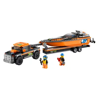 Lego City 4x4 with Motor Boat for Kids 5 to 12 Years 301 Pieces — photo 4