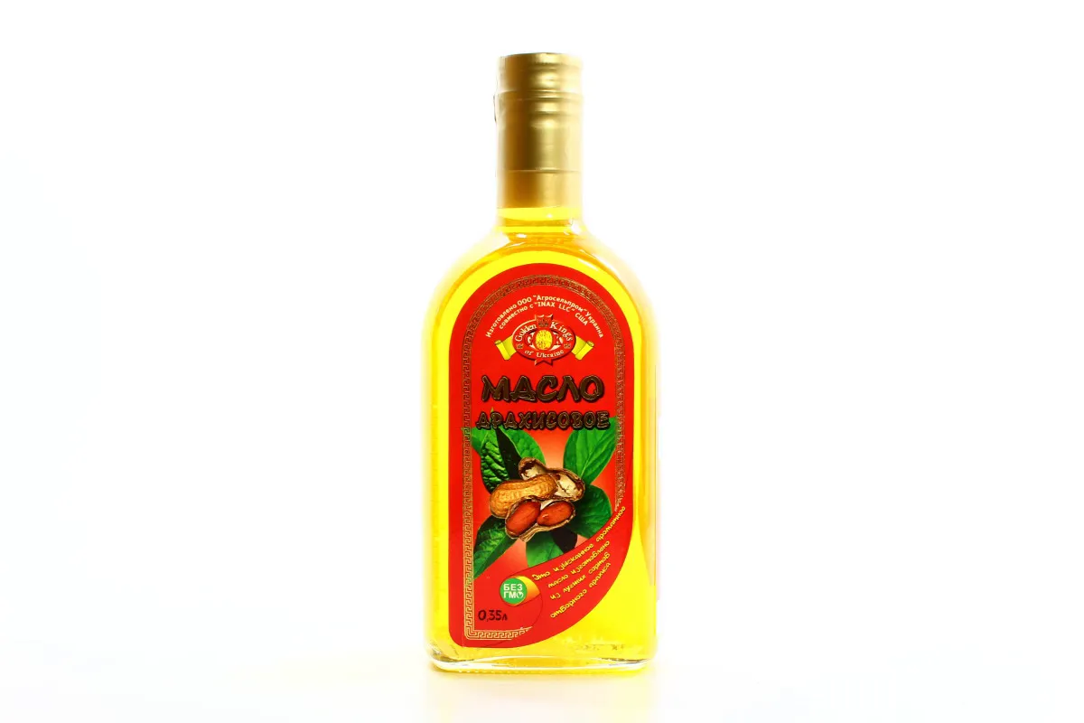 Golden Kings of Ukraine Peanut Oil Unrefined Undeodorized First Cold Press 0.35L