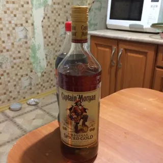 Rum Captain morgan 35% 1000ml glass bottle — photo 6