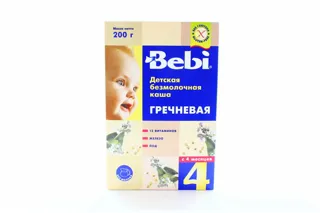 Каша дитяча Bebi гречана безмолочна суха швидкорозчинна з вітамінами та мінералами 200г — фото 5