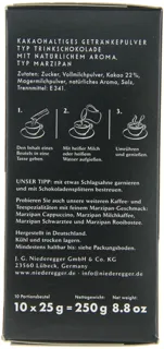 Niederegger Marzipan Alcohol Chocolate (Drinking Chocolate) 250 — photo 3