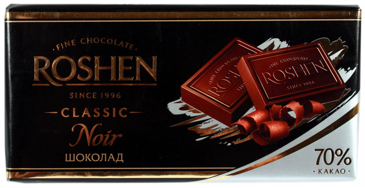 Roshen Noir Dark Chocolate 100g