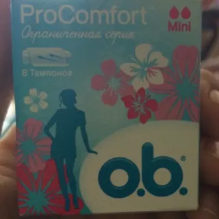 Ob ProComfort Mini SilkTouch Women's Tampons 8 pcs — photo 5