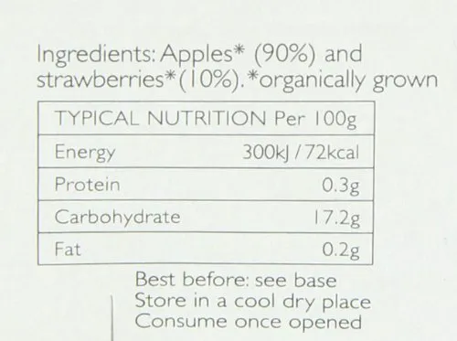 Clearspring Organic Apple and Strawberry Puree