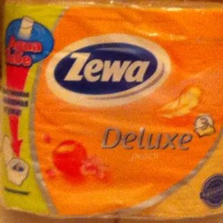 Zewa Deluxe Peach Toilet Paper 3 Ply 4pcs — photo 6