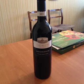 Badagoni Kindzmarauli Red Semi-Sweet Wine 10-12% 0.75L — photo 2