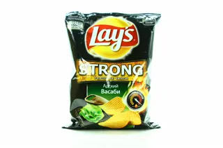 Lays Strong Wasabi Chips 150g — photo 3