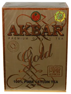 Akbar чай 100 грамів золото — фото 2
