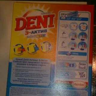 Deny Automatic Color Laundry Detergent, 400 g — photo 3