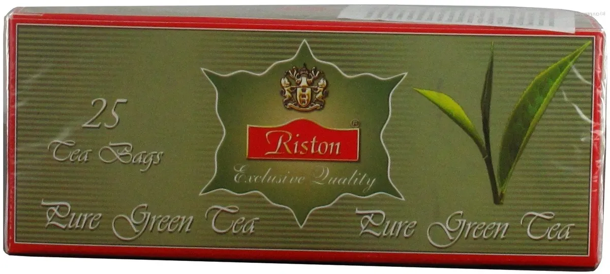Riston Ceylon Green Tea Pure 25 bags x 2g (50g) with tag