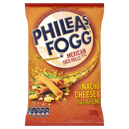Phileas Fogg Мексиканський рол тако, сир начо та халапеньйо