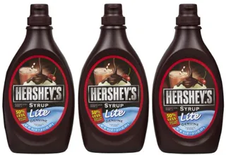 Hersheys Lite Chocolate Flavored Syrup Bottles - 18.5 oz - 3 pk — photo 2