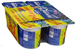 Danone Zhyvynka Blueberry Yogurt 1.5% 115g x 4 — photo 4