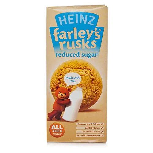 Farleys Rusks 4 Month Sugar Reduction 150g x 4