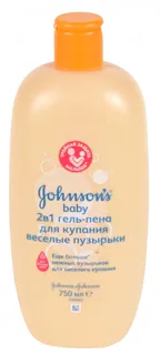 Johnsons Baby 2-in-1 Bath Gel-Foam Fun Bubbles 750ml — photo 4