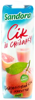 Sandora Grapefruit Breakfast Juice with Pulp 0.95L — photo 3