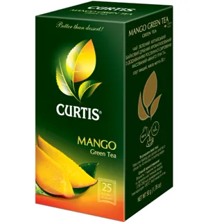 Curtis Mango Green Tea Chinese Small Leaf Flavored 2g*25pcs 50g — photo 5
