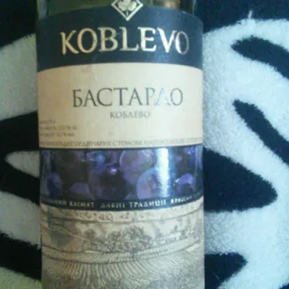 Koblevo Bastardo red semi-sweet wine 9-12% glass bottle 0.75L — photo 2