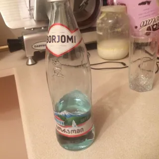 Borjomi Strongly Sparkling Mineral Water Glass Bottle 0.5L — photo 17