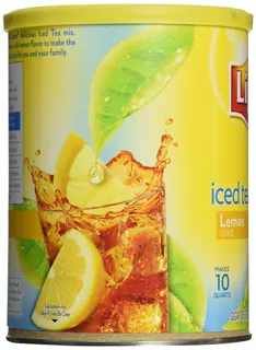 Lipton Natural Lemon Sweetened Iced Tea Mix 750g Canister — photo 11
