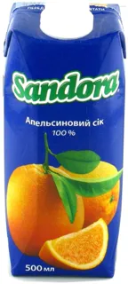 Sandora Orange Juice Tetra Pak 500ml — photo 10