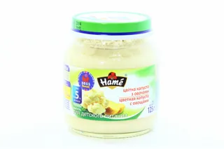 Hame Vegetable Puree Cauliflower with Vegetables for Children from 4 Months Glass Jar 125g — photo 5