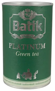 Batik Green Tea Platinum Loose Leaf Tube 100g — photo 3