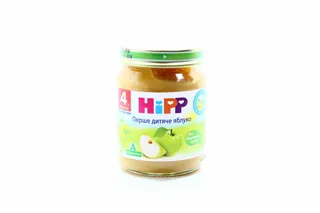Hipp First Baby Apple Puree No Sugar 125g Glass Jar — photo 6