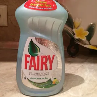 Fairy Platinum Dishwashing Liquid Lemon & Lime 480ml — photo 4