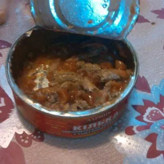 Darynka Black Sea sprats in tomato sauce 240g can — photo 3