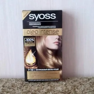 Syoss Oleo Intense Hair Dye Natural Light Blonde Tone 7-10 Pack — photo 5