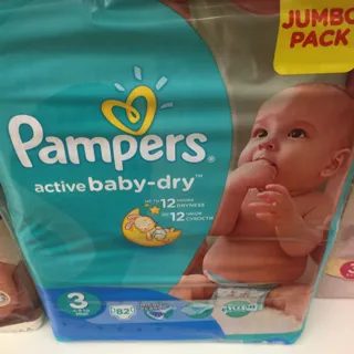 Pampers Active Baby Diapers 3 Midi (4-9kg) Jumbo Pack 82pcs — photo 4