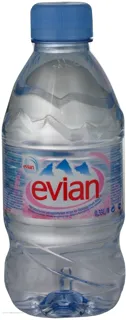 Evian still mineral water plastic bottle 0.33L — photo 2