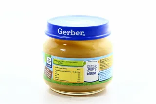 Gerber Fruit Puree Apple for Children from 4 Months Glass Jar 80g — photo 6