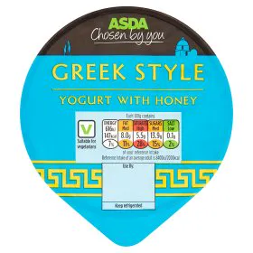 Йогурт грецький з медом Asda