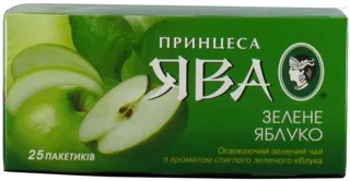 Printsessa Yava Green Tea Green Apple, 25x1.5g — photo 3