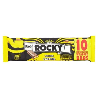 Foxs Rocky Melted Caramel 10 Individually Wrapped Bars — photo 2