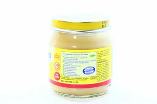 Bebivita Apple Banana Puree from 5 months glass jar 100g — photo 2