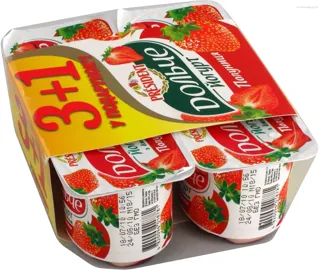 Dolce Strawberry Yogurt 3.2% 120g x 4 — photo 2