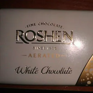 Roshen Classic White Porous Chocolate 100g in Bars — photo 2