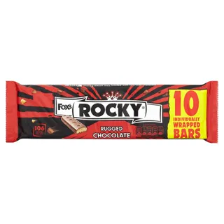 Fox's Rocky Strong Chocolate 10 Individually Wrapped Bars — photo 2