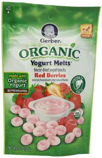 Gerber Organic Yogurt Drops, Red Berries, 1 oz — photo 5