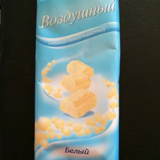 Vozdushnyi White Porous Chocolate, 95 g — photo 5